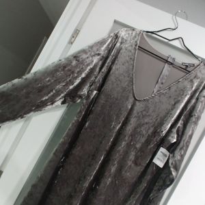 Crushed Velvet Mini Dress